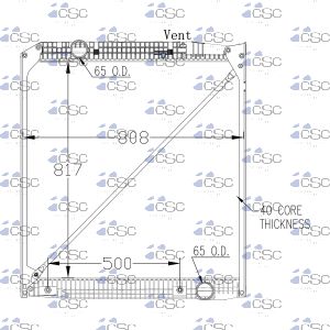 Mercedes Benz Radiator 625RA9221WF