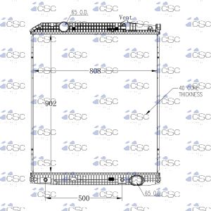 Mercedes Radiator 625RA9223