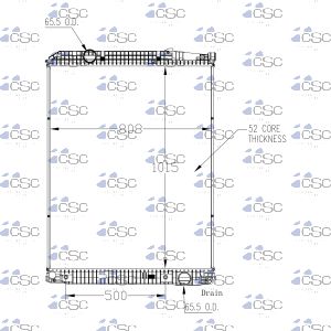 Mercedes Radiator 625RA9541