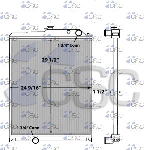 Mitsubishi Radiator 627RA018