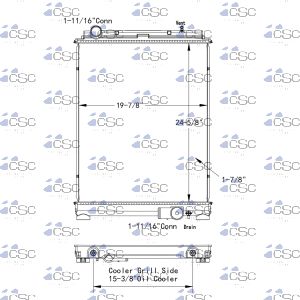 Mitsubishi / Fuso Radiator 627RA9442