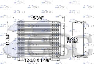 Mitsubishi AC Condenser 627AC0587