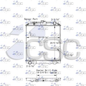 Nissan UD Radiator 629RA007