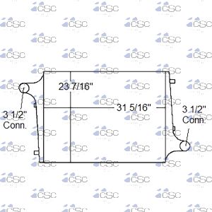 Osh Kosh Charge Air Cooler 631CA190