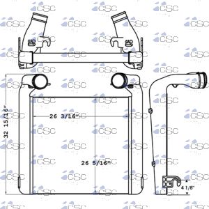 Peterbilt / Kenworth Charge Air Cooler 633CA723