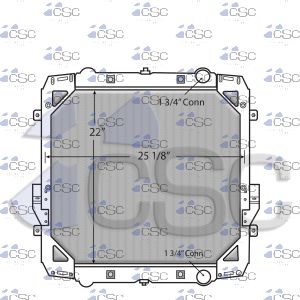 Peterbilt Radiator 633RA025