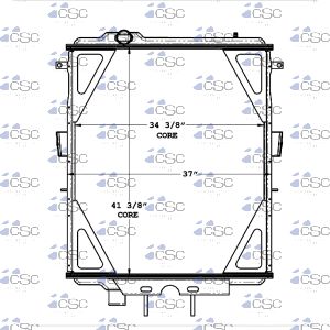 Peterbilt Radiator 633RA052