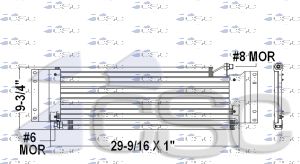 Peterbilt AC Condenser 633AC013