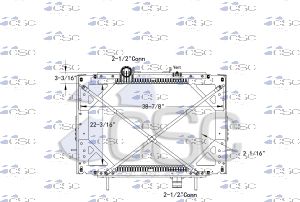 Kenworth Peterbilt Radiator 633RA014WF