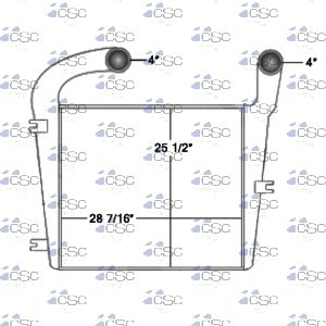 Volvo Charge Air Coolers WH Series 637CA121