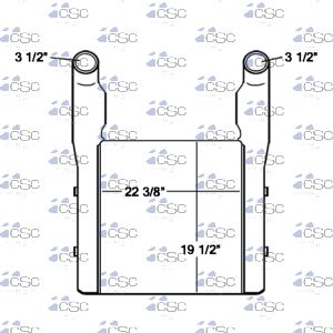 Volvo Charge Air Cooler 637CA121B