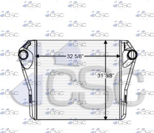 Volvo Charge Air Cooler 637CA123E