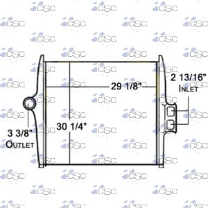 Volvo Charge Air Cooler 637CA18810