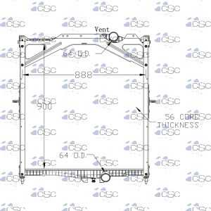 Volvo Radiator 637RA009WFB