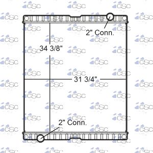Volvo Radiator 637RA8140