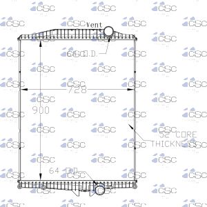 Volvo Radiator 637RA9399