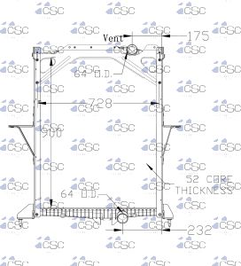 Volvo Radiator 637RA9400WF
