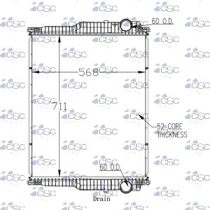 Volvo Renault Radiator 637RA9457
