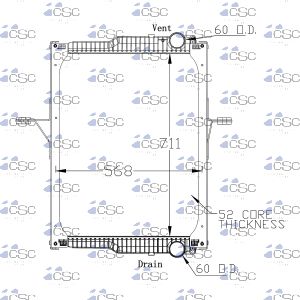 Volvo Renault Radiator 637RA9457WF
