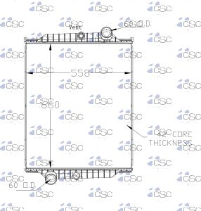 Volvo Radiator 637RA9466