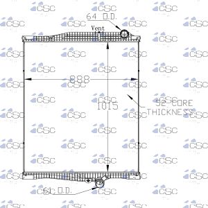 Volvo Renault Radiator 637RA9496