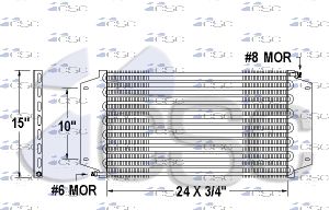 Volvo AC Condenser 637AC0736