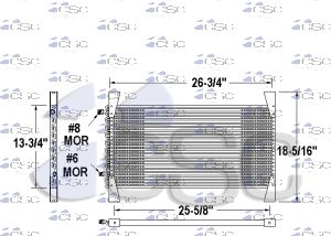Volvo AC Condenser 637AC222