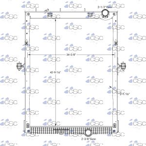 Volvo / Mack Radiator 637RA061WF