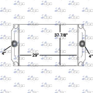 Western Star 4900 Series Charge Air Cooler 639CA142B