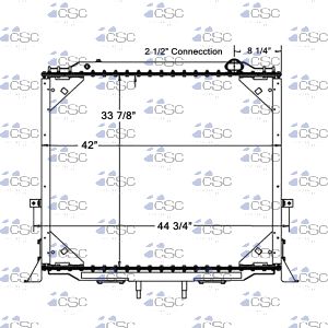 Western Star Radiator 639RA086