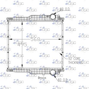 Renault Radiator 641RA004