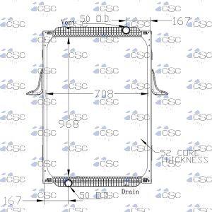 Mack Renault Radiator 641RA007WF