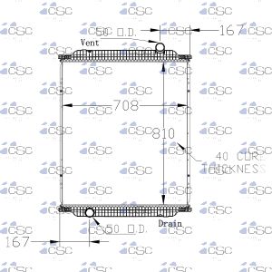 Mack Renault Radiator 641RA008