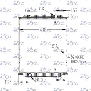Mack Renault Radiator 641RA009