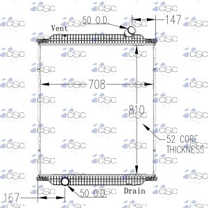 Mack Renault Radiator 641RA010