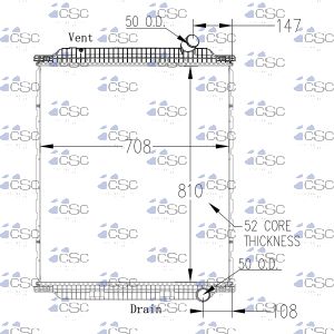 Mack Renault Radiator 641RA012