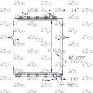 Mack Renault Radiator 641RA012WF