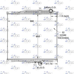 Renault Radiator 641RA014