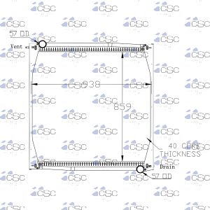 Scania Radiator 643RA001WF