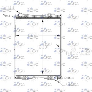 Scania Radiator 643RA004WF