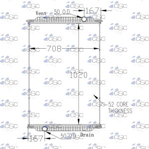  MAN Radiator 645RA001