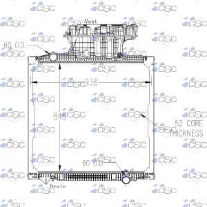 MAN Radiator 645RA008WF