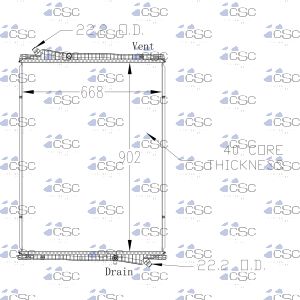 MAN Radiator 645RA010