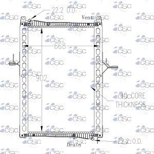 MAN Radiator 645RA010WF