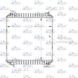 Iveco Radiator 647RA002