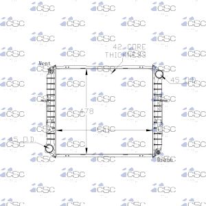 Iveco Radiator 647RA004