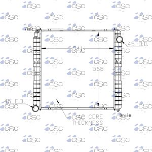 Iveco Radiator 647RA007