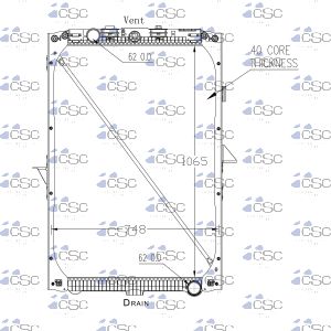 DAF Radiator 649RA007WF
