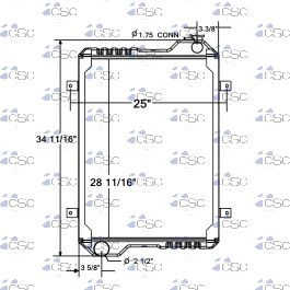 Case Radiator 103RA103