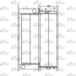 Imrm Radiator Caterpillar Generator Modular Radiator